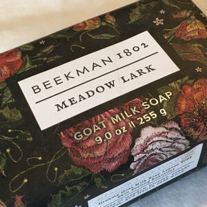 Beekman 1802 Meadow Lark 9 oz Goat Milk Soap Made in the USA NEW ORGANIC